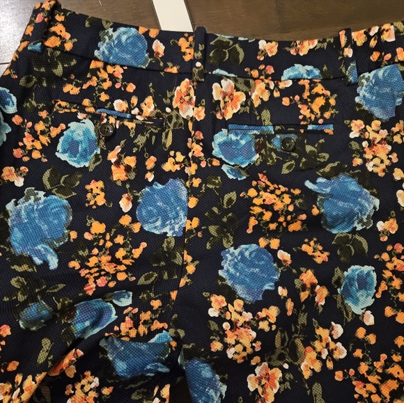 Anthropologie Floral Pants crop - Picture 8 of 9